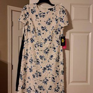 Ralph Lauren White Floral Lace Dress NWT